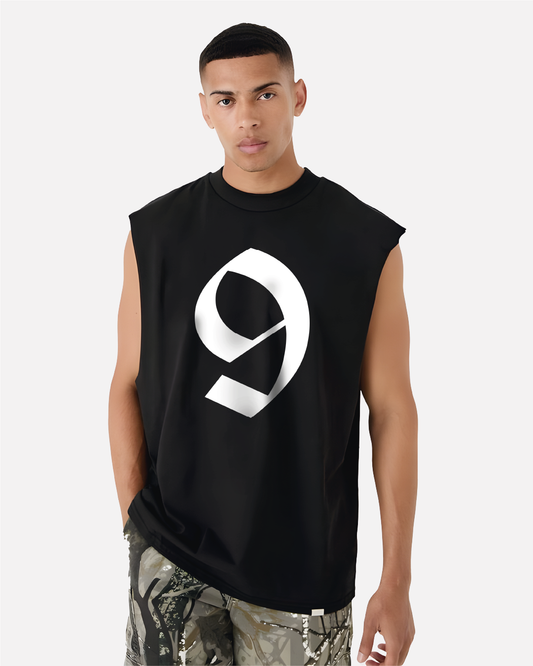 Loose-Fit Printed Tank Top