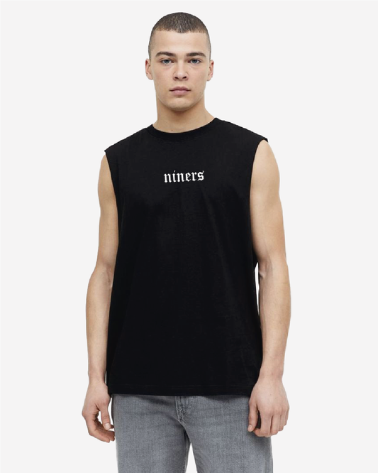 Loose-Fit Printed Tank Top